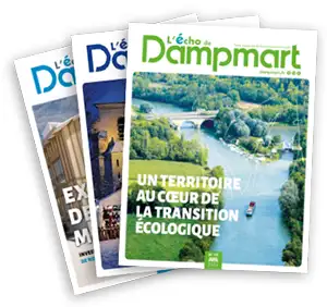 Conception, rédaction et suivi de production du magazine municipal de Dampmart