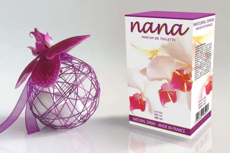 Packaging univers Cocooning Parfum Nana