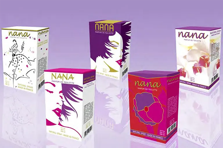 Illustration des packaging de Nana